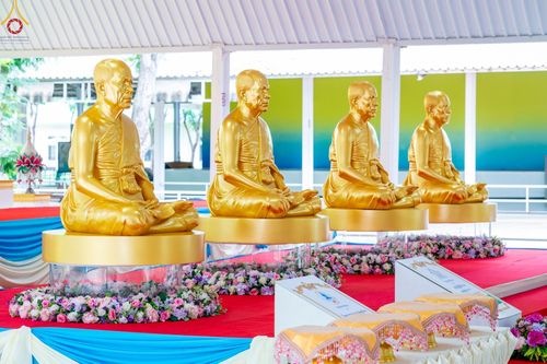 ประมวลภาพพิธีปิดแผ่นทองรูปเหมือนพระมงคลเทพมุนี (สด จนฺทสโร) พระผู้ปราบมาร และดวงแก้วธรรมชัย