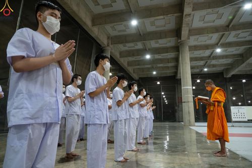 ภาพ No.47341:ประมวลภาพกิจวัตร-กิจกรรม ธรรมทายาท ในโครงการบรรพชาอุปสมบทหมู่ รุ่นเข้าพรรษา