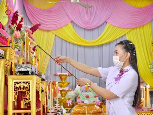 ภาพ No.53308:ประมวลภาพพิธีทอดกฐินสามัคคี ณ วัดเสาธงหิน จ.นนทบุรี (วันที่ 15 ตุลาคม พ.ศ. 2565)