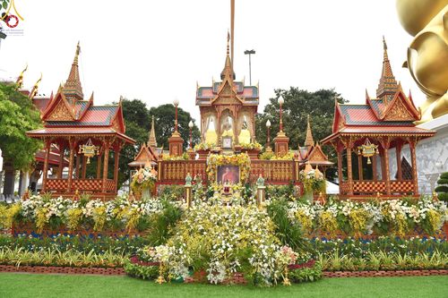 ภาพ No.51867:พิธีพระราชทานเพลิงศพพระเทพวรเวที (บุญศรี ปุญฺญสิริ น.ธ.เอก, ป.ธ.๔) อดีตผู้ช่วยเจ้าอาวาสวัดปากน้ำ 