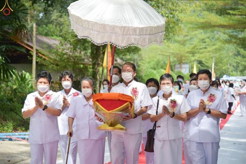 ภาพ No.55552:ประมวลภาพพิธีทอดกฐินสามัคคี ณ ธุดงคสถานจันทปุระ จ.จันทบุรี  (วันที่ 23 ตุลาคม พ.ศ. 2565)