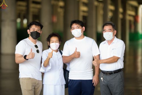 ภาพ No.47301:ประมวลภาพพิธีปลงผม ในโครงการบรรพชาอุปสมบทหมู่ ภาคฤดูฝน 2565