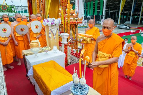 ภาพ No.49010:ประมวลภาพพิธีเก็บอัฐิและลอยอังคาร พระสุธรรมญาณวิเทศ  (สุธรรม สุธมฺโม)