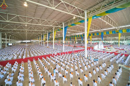 ภาพ No.46817:ประมวลภาพพิธีทอดผ้าป่าธรรมชัย ณ วัดพระธรรมกาย (5 มิถุนายน พ.ศ. 2565)