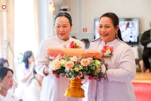 ภาพ No.85589:พิธีทอดผ้าป่าฉลองวัดพระธรรมกายเอกเกอร์ซุน  ในโอกาสสถาปนาครบรอบ 7 ปี  วันอาทิตย์ที่ 30 กรกฎาคม พ.ศ.2566 ณ วัดพระธรรมกายเอกเกอร์ซุน ประเทศนอร์เวย์