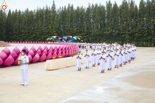 ภาพ No.48132:ประมวลภาพพิธีบรรพชาอุปสมบท รุ่นเข้าพรรษา ปี 2565 ณ ศูนย์อบรมเยาวชนกาญจนบุรี