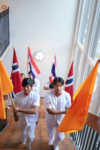 ภาพ No.54165:ประมวลภาพพิธีทอดกฐินบรมจักรพรรดิ ณ วัดพระธรรมกายนอร์เวย์ (วันที่ 16 ตุลาคม พ.ศ. 2565)