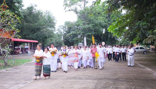 ภาพ No.54059:ประมวลภาพพิธีทอดกฐินสามัคคี ณ วัดเหล่าฝ้าย จ.ยโสธร (วันที่ 16 ตุลาคม พ.ศ. 2565)