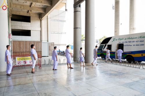 ภาพ No.44127:ประมวลภาพพิธีตัดปอยผมนาคธรรมทายาท รุ่นวันคุ้มครองโลกเฟส 2  ณ วัดพระธรรมกาย