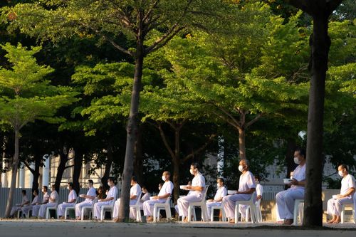 ภาพ No.44154:ประมวลภาพพิธีตัดปอยผมนาคธรรมทายาท รุ่นวันคุ้มครองโลกเฟส 1  ณ วัดพระธรรมกาย