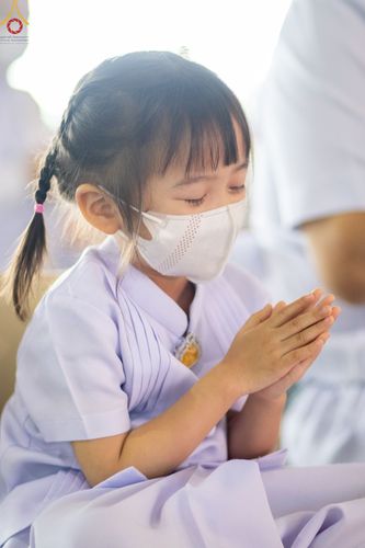 ภาพ No.48168:ประมวลภาพพิธีถวายผ้าอาบน้ำฝน และประทีปโคมไฟ เนื่องในวันอาสาฬหบูชา ประจำปี 2565