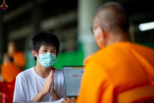 ภาพ No.43784:ประมวลภาพการเข้าโครงการบรรพชาสามเณรฟื้นฟูพระพุทธศาสนาทั่วไทย พ.ศ. 2565 วันแรก ณ ศูนย์อบรมวัดพระธรรมกาย