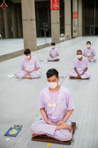 ภาพ No.47342:ประมวลภาพกิจวัตร-กิจกรรม ธรรมทายาท ในโครงการบรรพชาอุปสมบทหมู่ รุ่นเข้าพรรษา