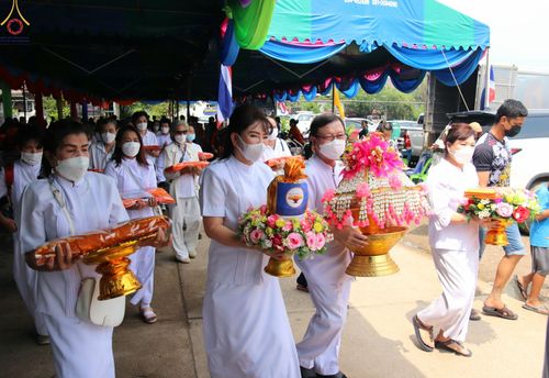 ภาพ No.55673:ประมวลภาพพิธีทอดกฐินสามัคคี ณ วัดศรีวนาราม จ.สมุทรสาคร  (วันที่ 23 ตุลาคม พ.ศ. 2565)