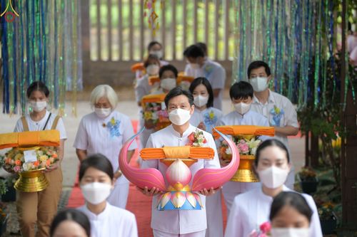 ภาพ No.55295:ประมวลภาพพิธีทอดกฐินสามัคคี ณ ศูนย์อบรมเยาวชนจังหวัดนนทบุรี (วันที่ 22 ตุลาคม พ.ศ. 2565)