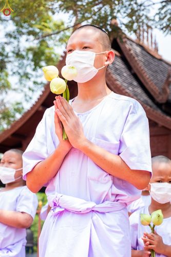 ภาพ No.44731:ประมวลภาพพิธีบรรพชา ในโครงการบรรพชาสามเณร ฟื้นฟูพระพุทธศาสนาทั่วไทย ณ เมืองโบราณ