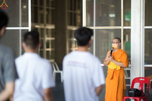 ภาพ No.47302:ประมวลภาพพิธีปลงผม ในโครงการบรรพชาอุปสมบทหมู่ ภาคฤดูฝน 2565