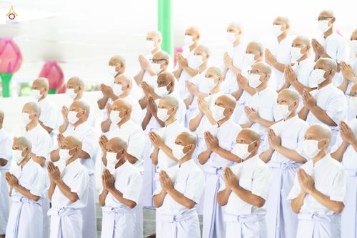ภาพ No.47638:ประมวลภาพพิธีอุปสมบท โครงการบรรพชาอุปสมบทหมู่ รุ่นเข้าพรรษา 2565