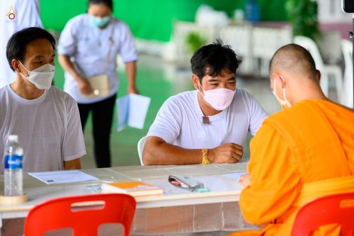 ภาพ No.47257:ประมวลภาพธรรมทายาท เข้ารับการอบรม ในโครงการบรรพชาอุปสมบทหมู่รุ่นเข้าพรรษา 2565