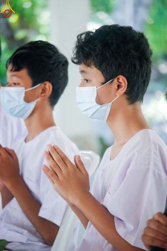 ภาพ No.44110:ประมวลภาพพิธีตัดปอยผมนาคธรรมทายาท ณ ธุดงคสถานจันทปุระ