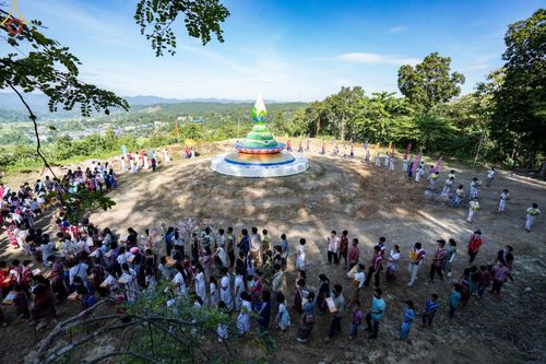 ภาพ No.55476:ประมวลภาพพิธีทอดกฐินสามัคคี ณ วัดป่าหมาก จ.แม่ฮ่องสอน  (วันที่ 23 ตุลาคม พ.ศ. 2565)