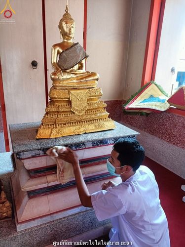 ภาพ No.40071:พิธีตัดปอยผม ปลงผม ขอขมารับผ้าไตรและพิธีบรรพชา ในโครงการอุปสมบท บูชาธรรมมหาปูชนียาจารย์ ประจำปี 2564 ชุดที่ 9