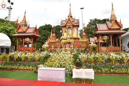 ภาพ No.51869:พิธีพระราชทานเพลิงศพพระเทพวรเวที (บุญศรี ปุญฺญสิริ น.ธ.เอก, ป.ธ.๔) อดีตผู้ช่วยเจ้าอาวาสวัดปากน้ำ 