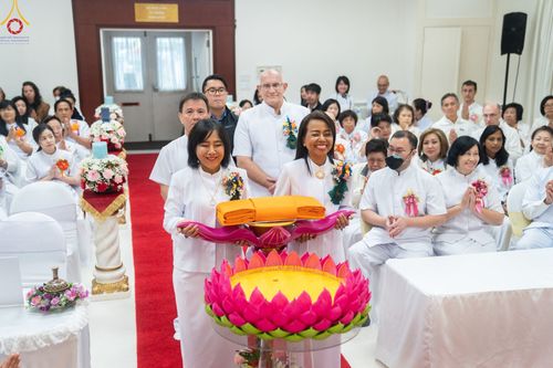 ภาพ No.53944:ประมวลภาพพิธีทอดกฐินบรมจักรพรรดิ ณ วัดพระธรรมกายนิวเจอร์ซี ประเทศสหรัฐอเมริกา ปีพุทธศักราช 2565