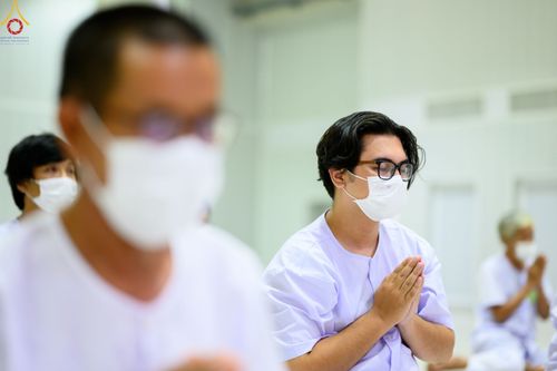 ภาพ No.47437:ประมวลภาพพิธีตัดปอยผม โครงการบรรพชาอุปสมบทหมู่ รุ่นเข้าพรรษา 2565