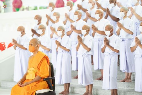 ภาพ No.47639:ประมวลภาพพิธีอุปสมบท โครงการบรรพชาอุปสมบทหมู่ รุ่นเข้าพรรษา 2565