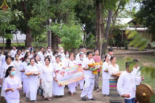 ภาพ No.54057:ประมวลภาพพิธีทอดกฐินสามัคคี ณ วัดเหล่าฝ้าย จ.ยโสธร (วันที่ 16 ตุลาคม พ.ศ. 2565)