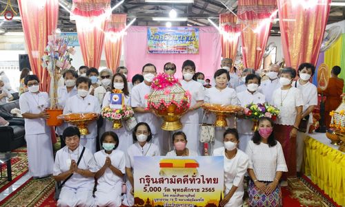 ภาพ No.55675:ประมวลภาพพิธีทอดกฐินสามัคคี ณ วัดศรีวนาราม จ.สมุทรสาคร  (วันที่ 23 ตุลาคม พ.ศ. 2565)