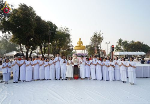 ภาพ No.208727:ตักบาตรพระ 1,743 รูป ครบรอบ 743 ปี นครน่าน ถวายเป็นพุทธบูชา น้อมบุญกุศลอุทิศให้บรรพบุรุษ วันอาทิตย์ ที่ 16 กุมภาพันธ์ พ.ศ. 2568 ณ ถนนคนเดินข่วงเมืองน่าน ต.ในเวียง อ.เมือง จ.น่าน