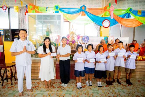 ภาพ No.192205:พิธีทอดผ้าป่าทำนุบำรุงศาสนสถาน ณ วัดนราภิรมย์ ตำบลนราภิรมย์ อำเภอบางเลน จังหวัดนครปฐม ในโครงการธรรมยาตรา กตัญญูบูชา มหาปูชนียาจารย์ พระมงคลเทพมุนี(สด จนฺทสโร) พระผู้ปราบมาร อนุสรณ์สถาน 7 แห่ง ปีที่ 13 วันที่ 9 มกราคม พ.ศ. 2568