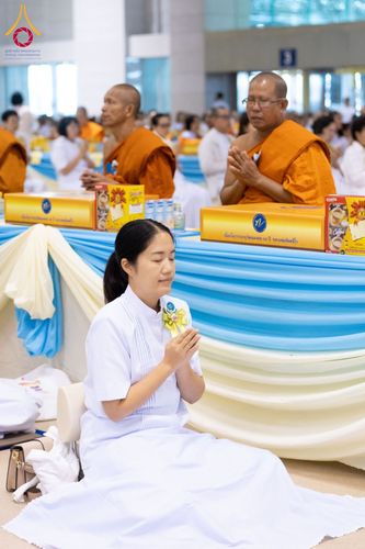 ภาพ No.185326:พิธีถวายมหาสังฆทาน 1,000 วัด ในวาระอายุวัฒนมงคล 84 ปี หลวงพ่อทัตตชีโว วันอาทิตย์ที่ 22 ธันวาคม พ.ศ. 2567 ณ สภาธรรมกายสากล วัดพระธรรมกาย