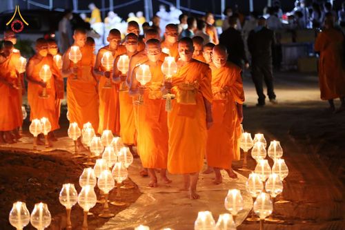 ภาพ No.76267:พิธีกลั่นแผ่นดินสร้างมหาเจดีย์ปัตตานี , พิธีตักบาตรแด่พระภิกษุสงฆ์ 159 รูป ,  พิธีทอดผ้าป่า , พิธีโปรยรัตนชาติ ,  พิธีจุดประทีปถวายเป็นพุทธบูชา ณ ศูนย์อบรมเยาวชนปัตตานี จ.ปัตตานี วันอาทิตย์ที่ 5 กุมภาพันธ์ พ.ศ.2566