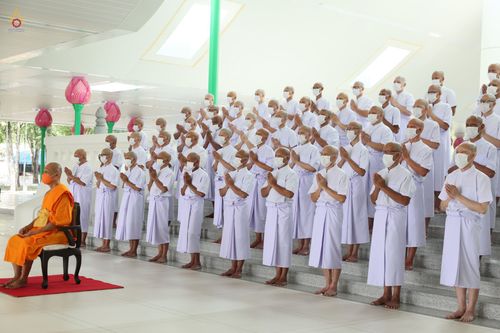 ภาพ No.47640:ประมวลภาพพิธีอุปสมบท โครงการบรรพชาอุปสมบทหมู่ รุ่นเข้าพรรษา 2565