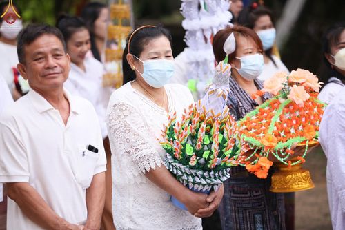 ภาพ No.54061:ประมวลภาพพิธีทอดกฐินสามัคคี ณ วัดเหล่าฝ้าย จ.ยโสธร (วันที่ 16 ตุลาคม พ.ศ. 2565)