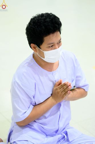 ภาพ No.47439:ประมวลภาพพิธีตัดปอยผม โครงการบรรพชาอุปสมบทหมู่ รุ่นเข้าพรรษา 2565