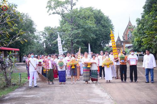 ภาพ No.54058:ประมวลภาพพิธีทอดกฐินสามัคคี ณ วัดเหล่าฝ้าย จ.ยโสธร (วันที่ 16 ตุลาคม พ.ศ. 2565)