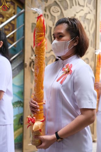 ภาพ No.47883:ประมวลภาพมูลนิธิธรรมกาย ถวายเทียนพรรษา อัญเชิญพระธาตุถวายวัดเถรวาทเวียดนาม