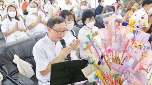 ภาพ No.55680:ประมวลภาพพิธีทอดกฐินสามัคคี ณ วัดศรีวนาราม จ.สมุทรสาคร  (วันที่ 23 ตุลาคม พ.ศ. 2565)