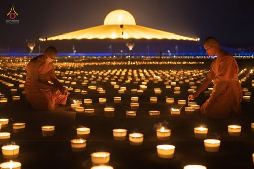 ภาพ No.41077:พิธีฉลองชัย สวดธรรมจักร ออนไลน์ เนื่องในวาระอายุวัฒนมงคลครบ 81 ปี หลวงพ่อทัตตชีโว