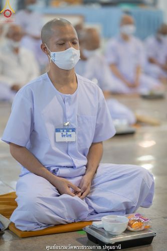 ภาพ No.39991:พิธีตัดปอยผม ปลงผม ขอขมารับผ้าไตรและพิธีบรรพชา ในโครงการอุปสมบท บูชาธรรมมหาปูชนียาจารย์ ประจำปี 2564 ชุดที่ 8