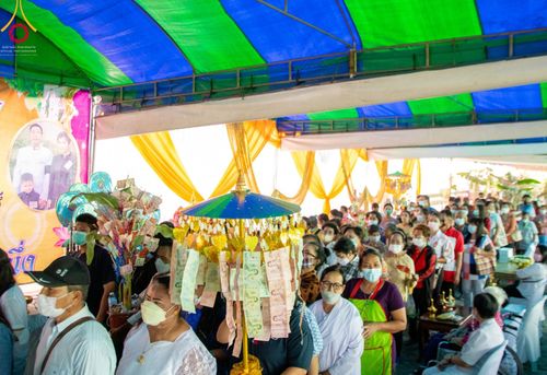 ภาพ No.56545:ประมวลภาพพิธีทอดกฐินสามัคคี ณ ที่พักสงฆ์ห้วยหนึ่ง อ.สวนผึ้ง จ.ราชบุรี