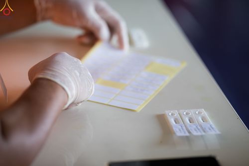 ภาพ No.47305:ประมวลภาพพิธีปลงผม ในโครงการบรรพชาอุปสมบทหมู่ ภาคฤดูฝน 2565