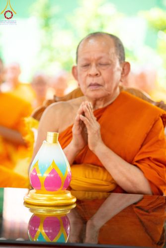 ภาพ No.311015:วันอาทิตย์ที่ 22 กุมภาพันธ์ พ.ศ. 2569 พิธีประดิษฐานพระประธาน “พระธรรมกาย” ณ ธุดงคสถานอำนาจเจริญ จังหวัดอำนาจเจริญ