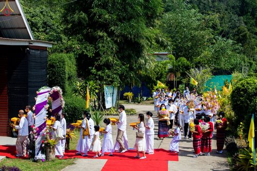 ภาพ No.55977:ประมวลภาพพิธีทอดกฐินสามัคคี ณ ศูนย์ปฏิบัติธรรมและอบรมเยาวชนจังหวัดน่าน (วันที่ 23 ตุลาคม พ.ศ. 2565)