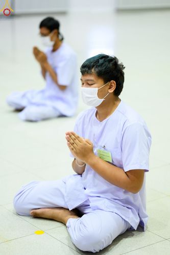 ภาพ No.47441:ประมวลภาพพิธีตัดปอยผม โครงการบรรพชาอุปสมบทหมู่ รุ่นเข้าพรรษา 2565