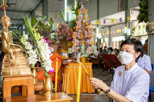 ภาพ No.52688:ประมวลภาพพิธีทอดกฐินสามัคคี ณ วัดหนองโพธิ์ จังหวัดนครปฐม (วันที่ 11 ตุลาคม พ.ศ. 2565)